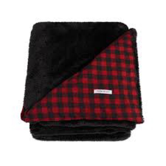 Limited Edition- Hard To Find- Grayson & Solid Black Plush Patoo Blanket. - Picture 2 of 6